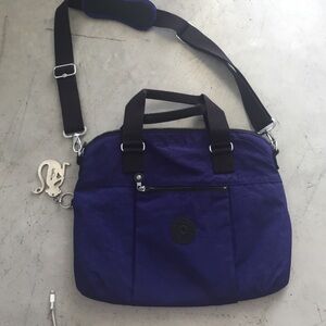 COPY - Large Kipling purple laptop case